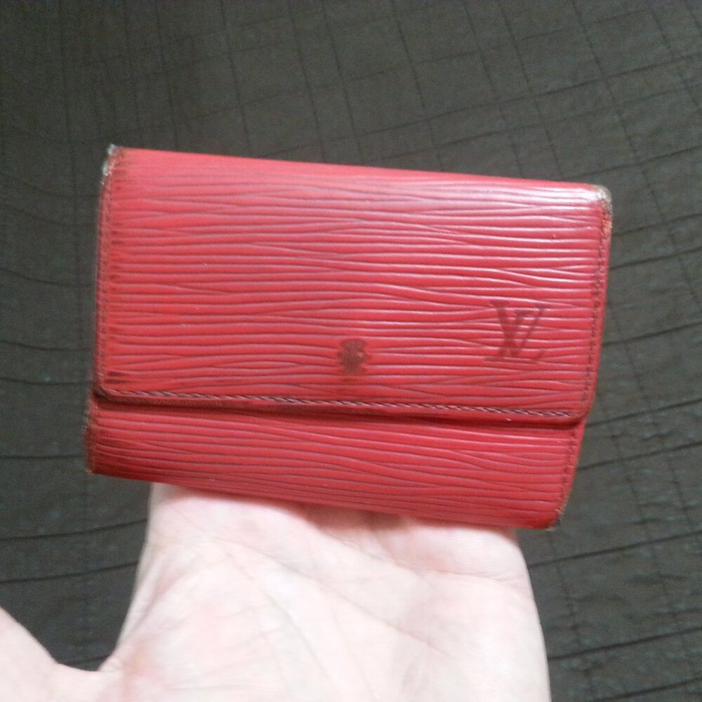 Vintage LV Louis Vuitton Epi Leather Key Holder Case Unisex Men's  Women;s